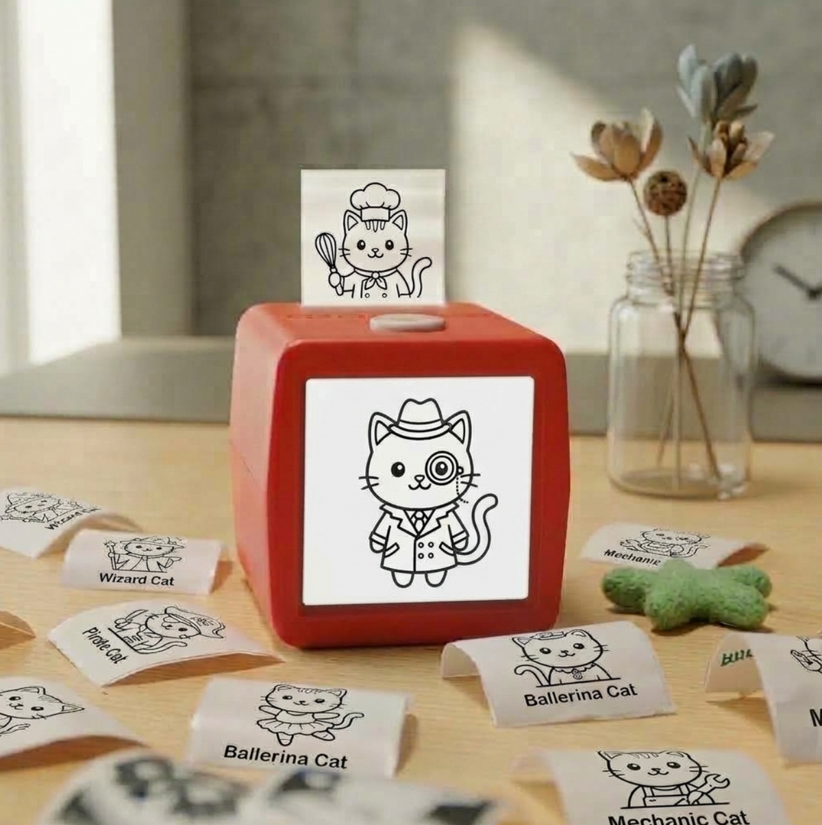 Coloriages de chats personnages imprimés avec l'imprimante Cubsprint